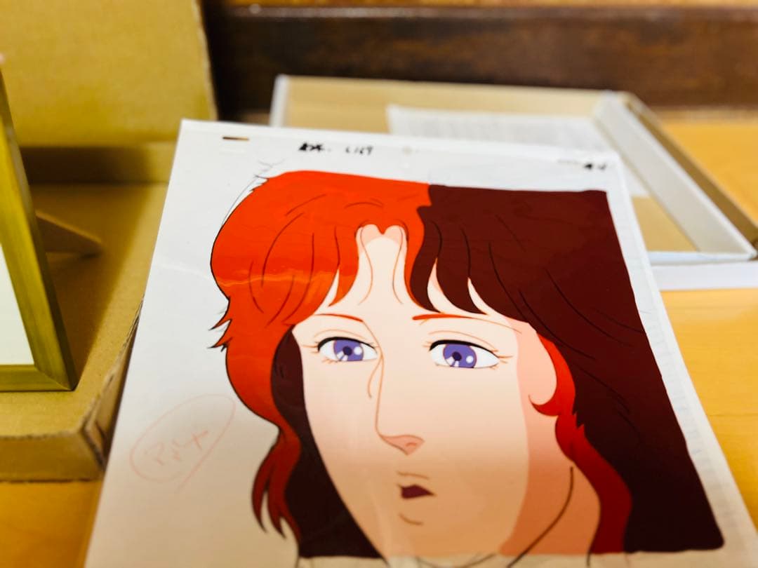 蒼天の拳　原　哲夫先生直筆サイン入り原画　額装付き　マミヤ　セル画　ラフ画　新品