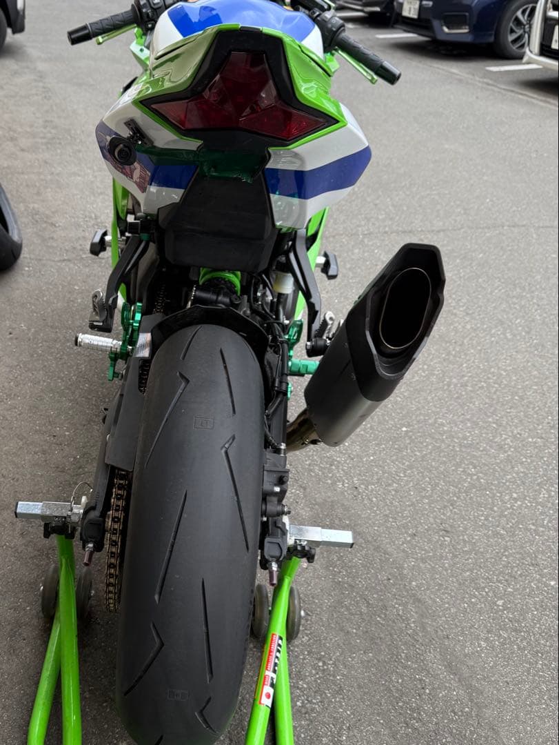 美品 ZX-4R JMCA認証 モリワキBLADE スリップオンマフラー