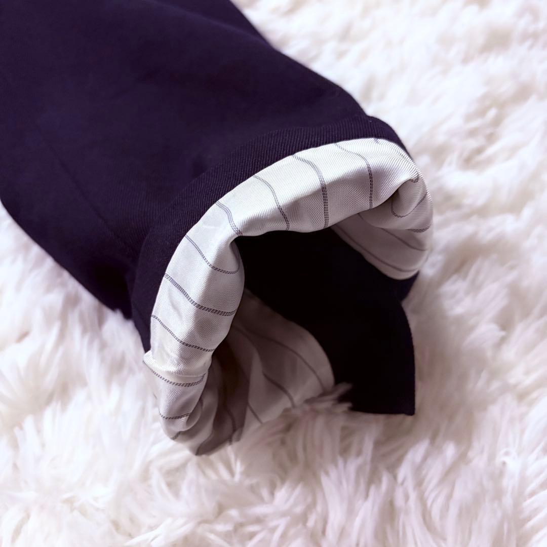 マカフィー ウール ダブルブレスト ジャケット　金ボタン 紺ブレ S