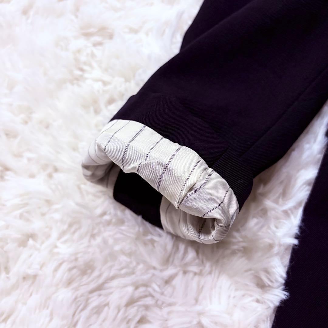 マカフィー ウール ダブルブレスト ジャケット　金ボタン 紺ブレ S