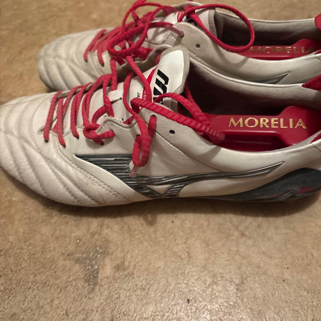 MORELIA NEO サッカーシューズ ホワイト/レッド