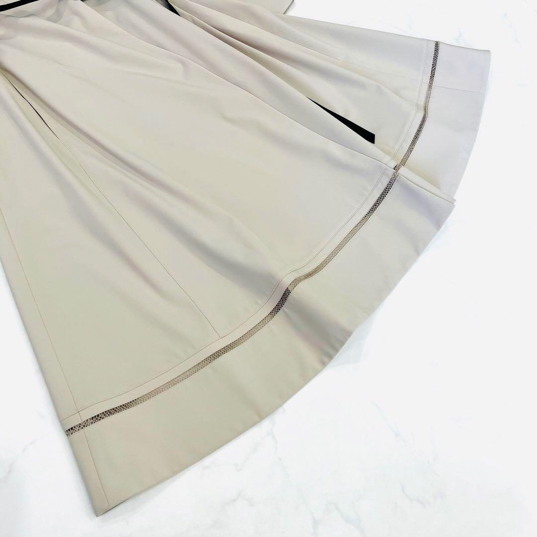 未使用級✨フォクシーニューヨーク　スプリングコート　ベルト付き　フレア　ロング