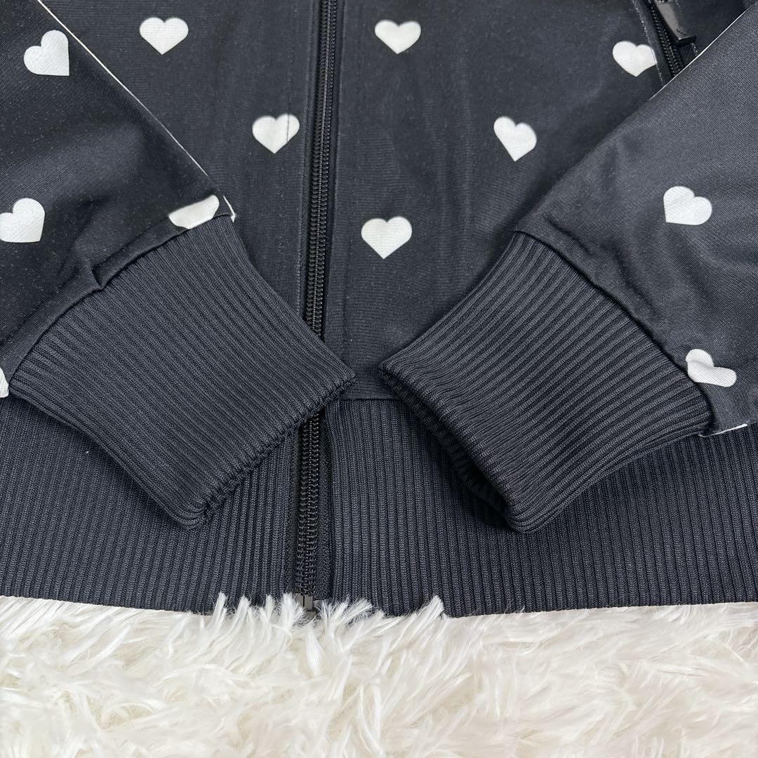 希少✨ adidas トラックジャケット ハート柄 ジャージ トレフォイル M