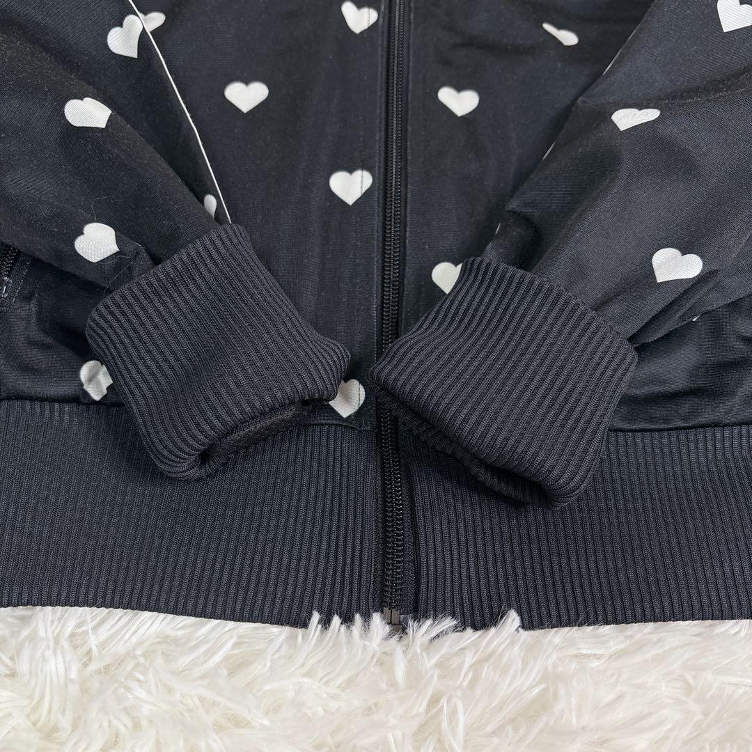 希少✨ adidas トラックジャケット ハート柄 ジャージ トレフォイル M