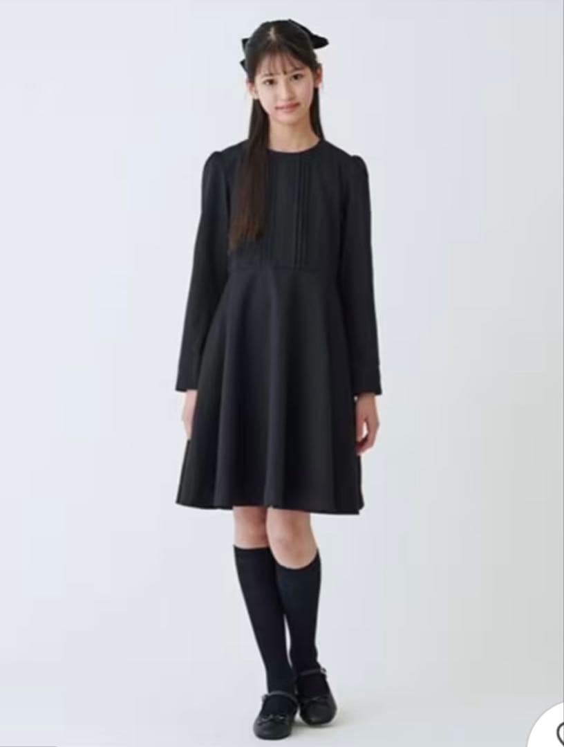 新品タグ付き　メゾピアノジュニア　160 襟付きレースワンピース