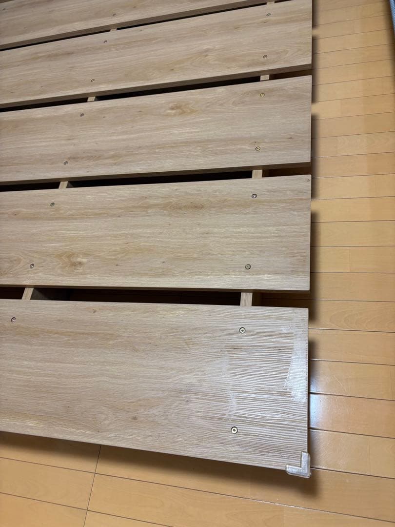 LOWYA ベッドフレーム　セミダブル　すのこ