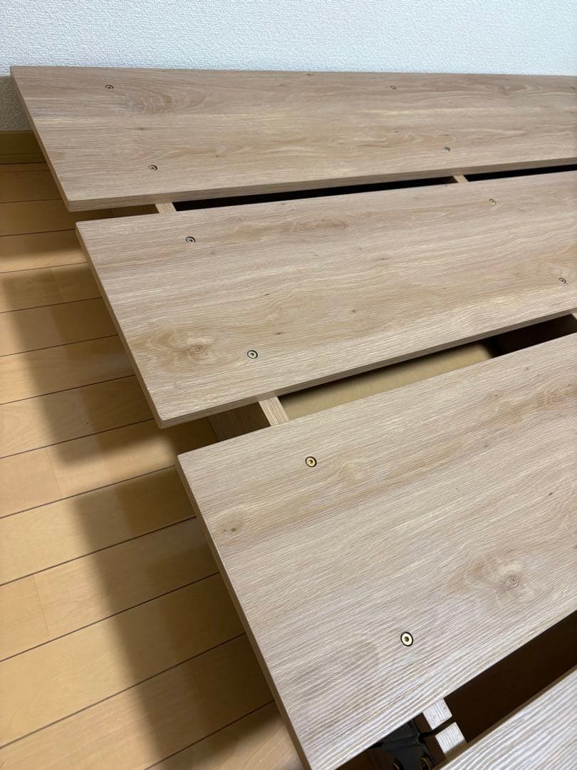 LOWYA ベッドフレーム　セミダブル　すのこ