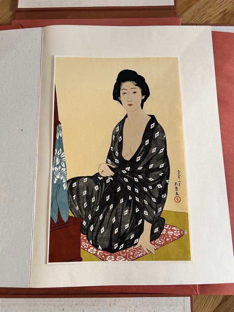 最終値下げ 橋口五葉　図録　大正の女　復刻版画　10点　共同通信