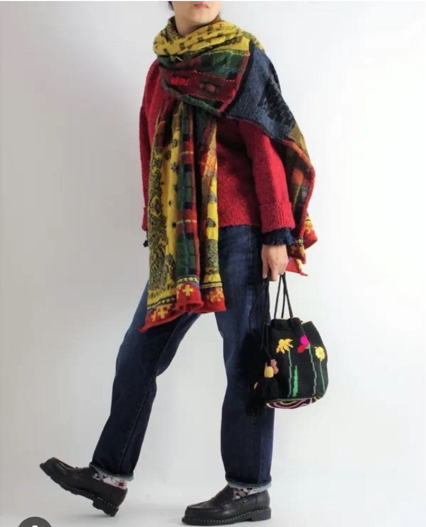 KAPITAL 大判ウールマフラー