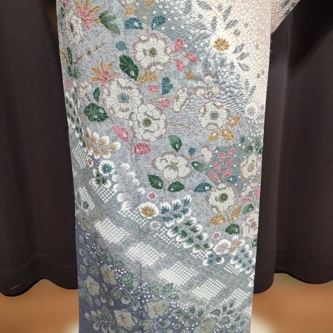 訪問着フルセット 薄茶色