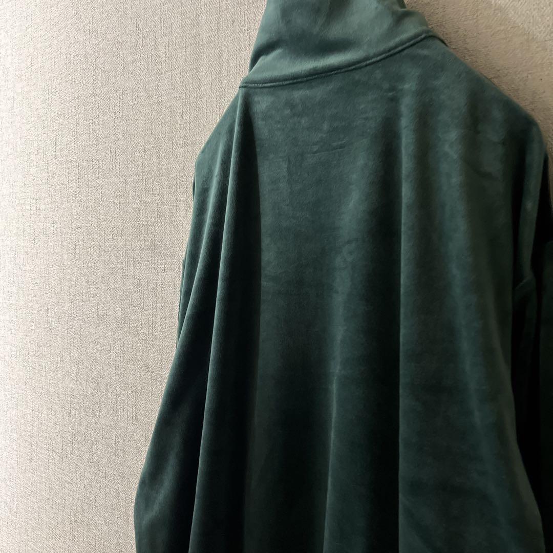 アディダス ファイヤーバード ベロア トラックトップ ジャージ グリーン