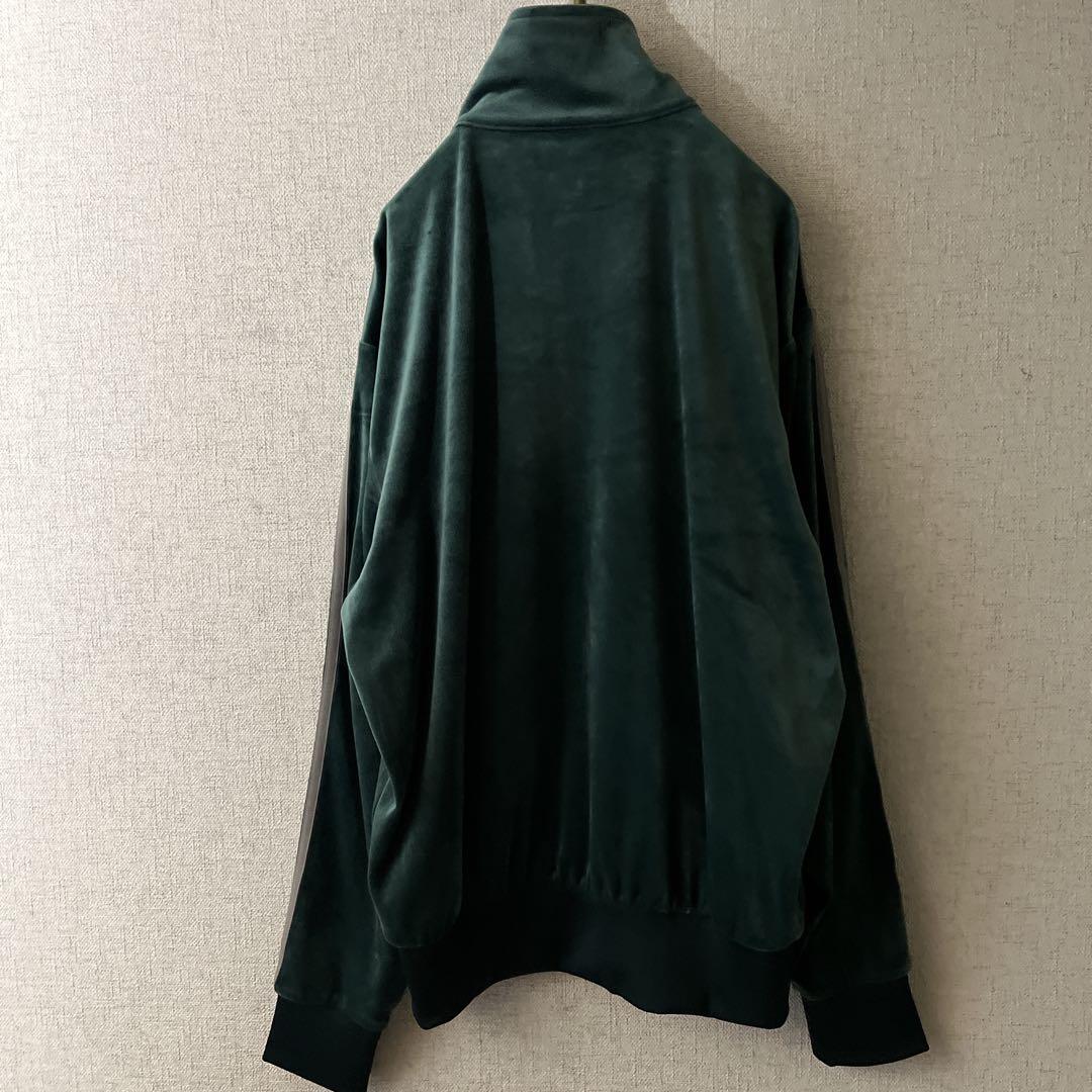 アディダス ファイヤーバード ベロア トラックトップ ジャージ グリーン