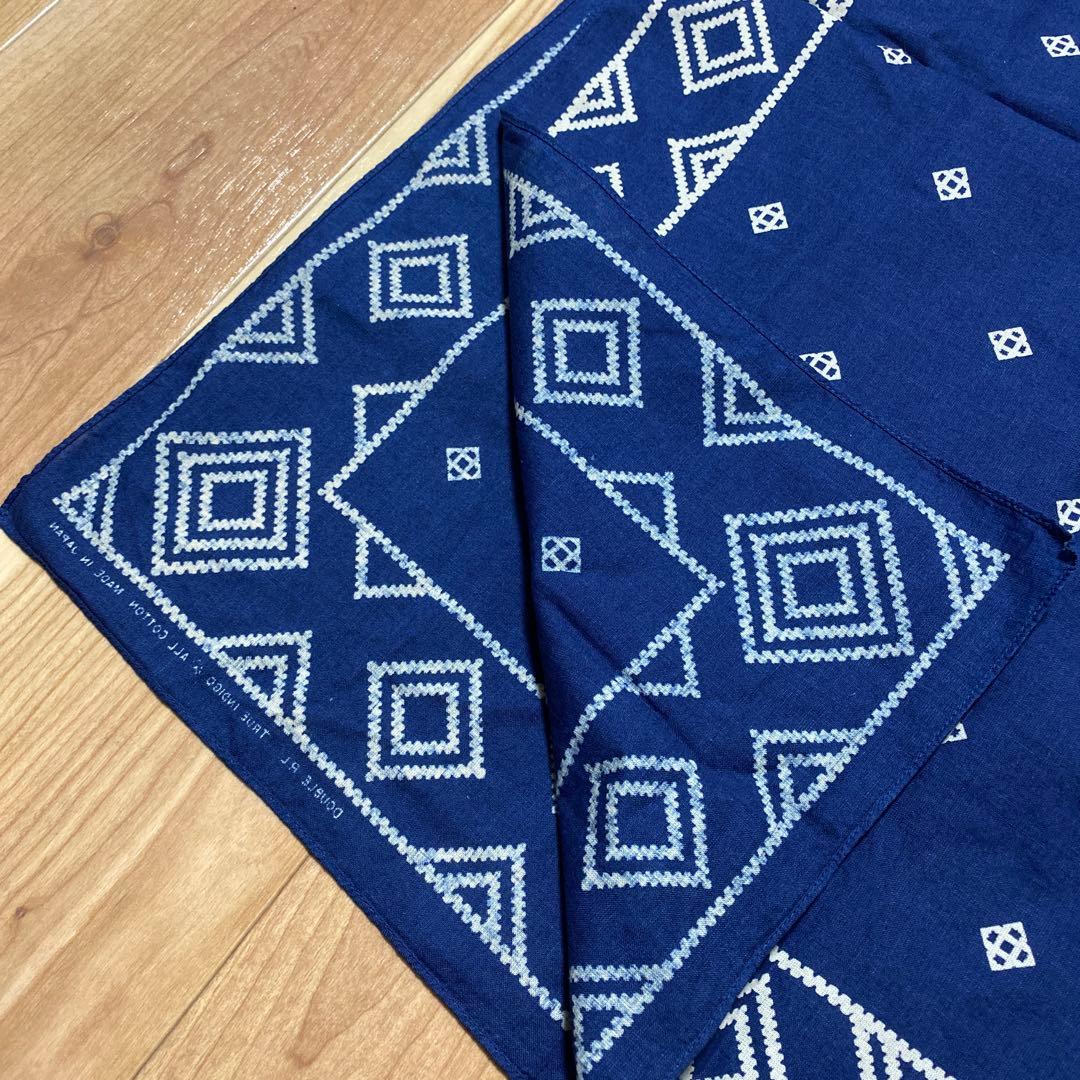 新品未使用品 23 aw RRL 日本製 インディゴ ロゴ ストール