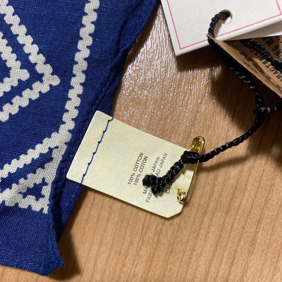 新品未使用品 23 aw RRL 日本製 インディゴ ロゴ ストール