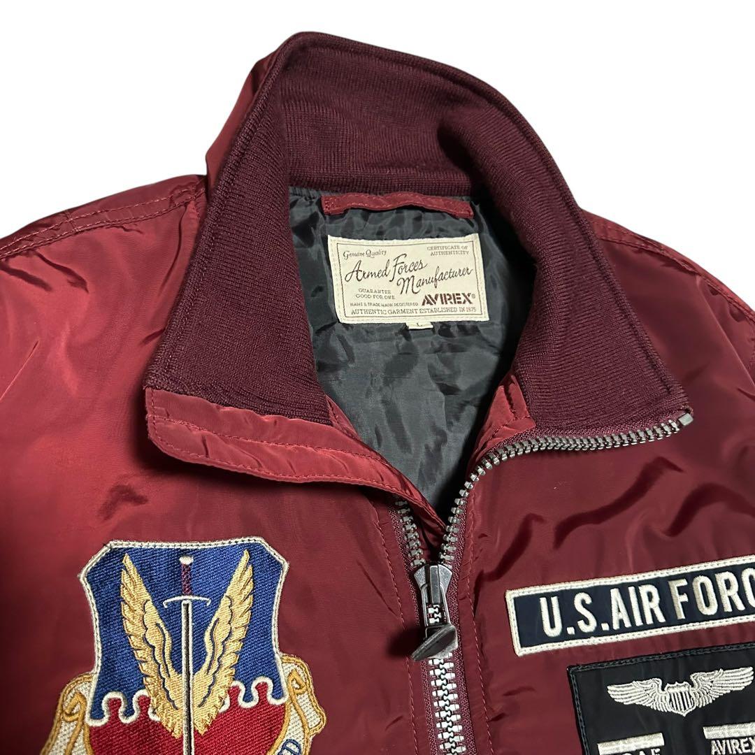 アヴィレックス　フライトジャケット MA-1 アメリカ空軍70周年記念　L