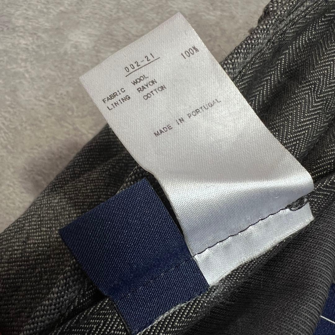 【極美品】INCOTEX インコテックス ウールサキソニースラックスパンツ 48