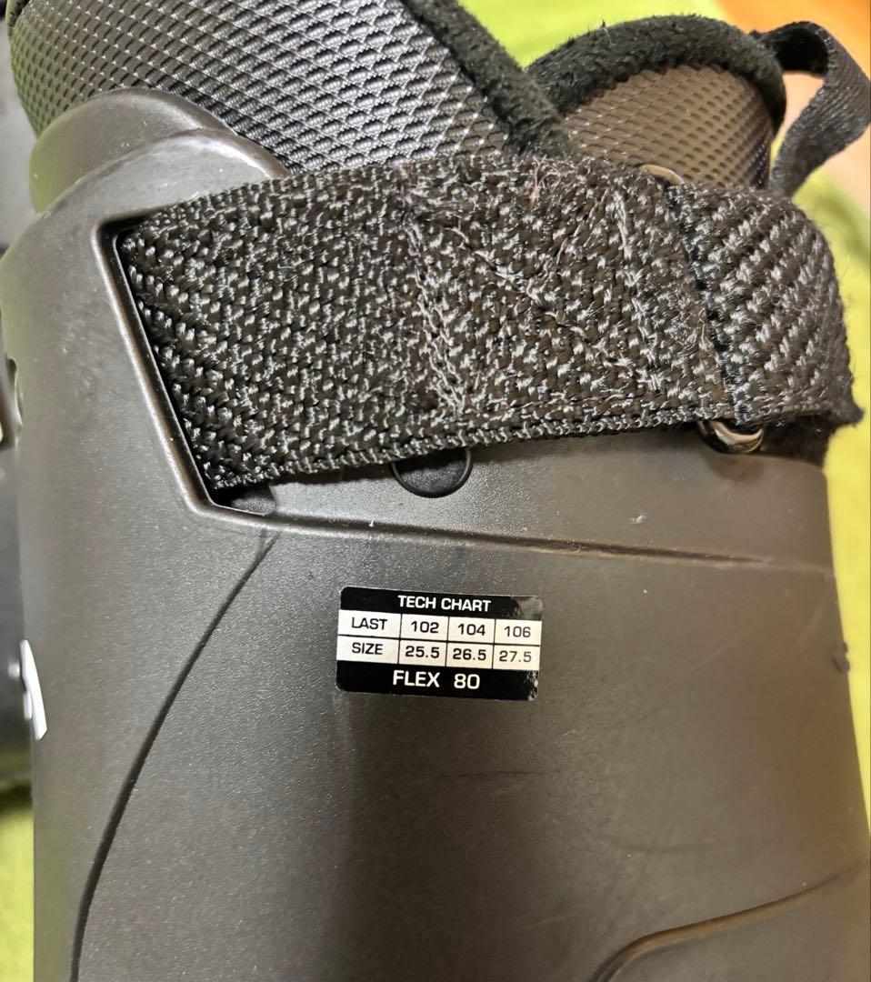 【幅広106㎜】HEAD スキーブーツ 27-27.5cm CUBE3 80