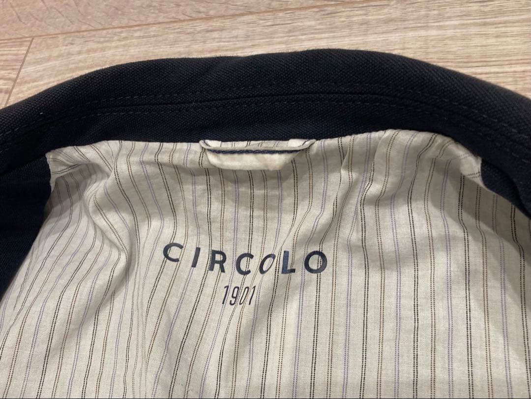 CIRCOLO1901 テーラードジャケット 42 XS-S ダークネイビー