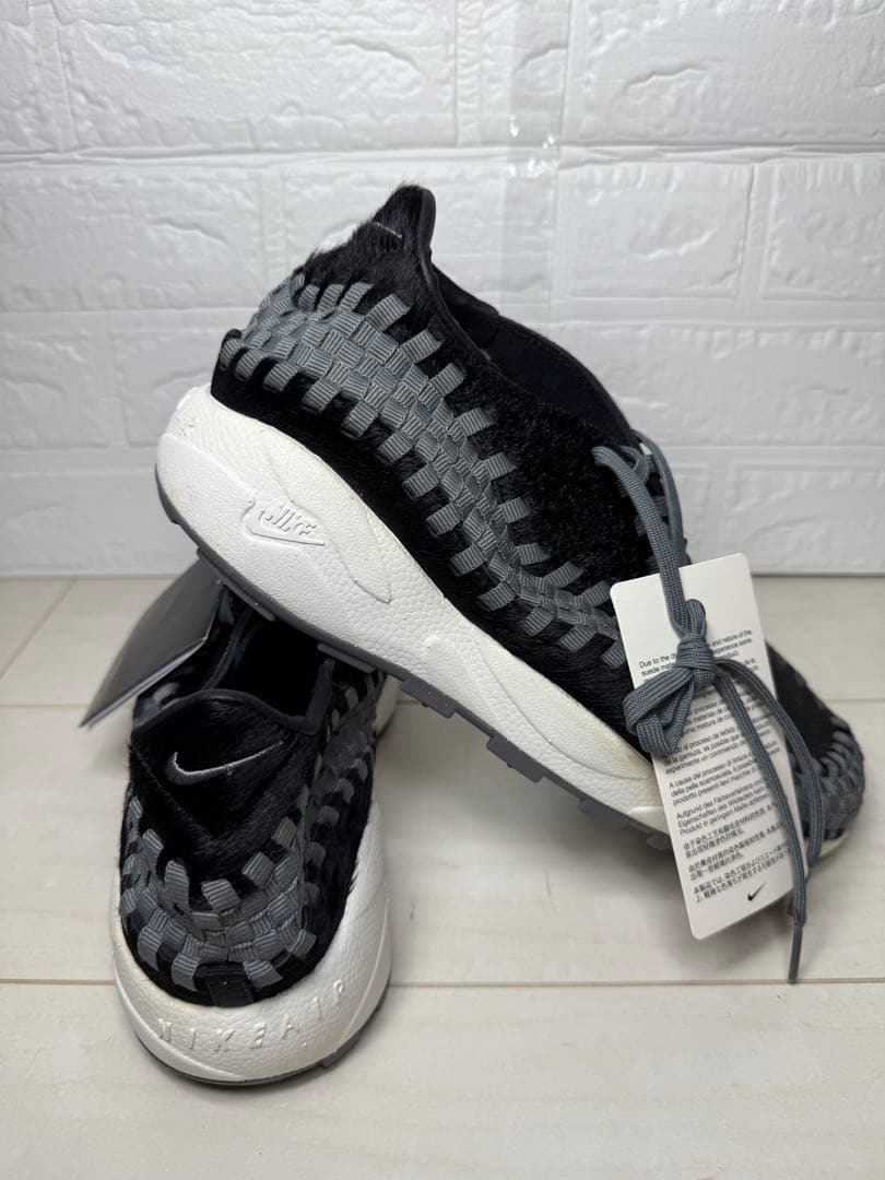 ★NIKE WMNS★エアフットスケープ WOVEN★ブラック/グレー★