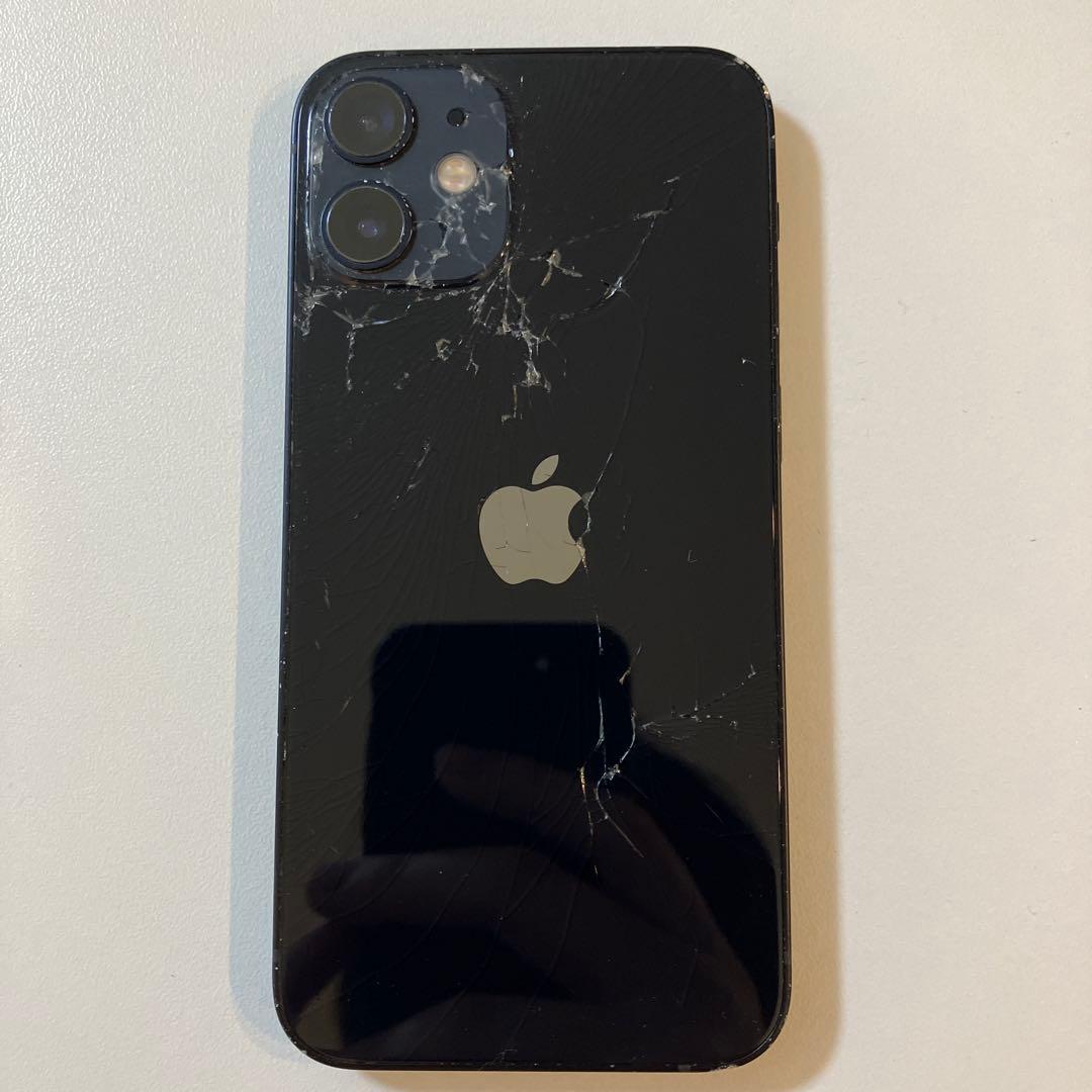 Apple iPhone 12mini ブラック 本体　ケース付き