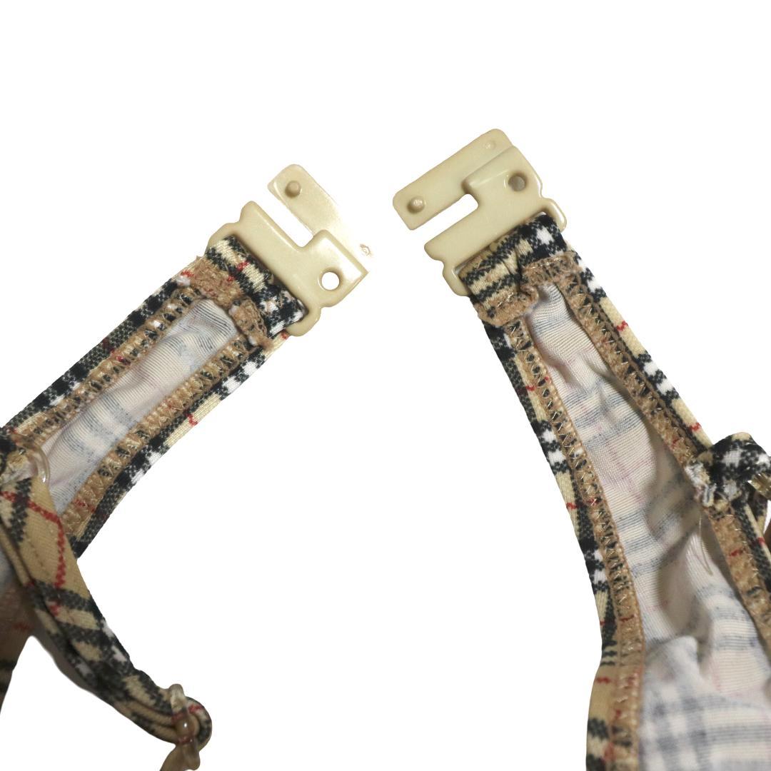 バーバリーブルーレーベル　ビキニ　水着　ノバチェック　4点セット　ポーチ