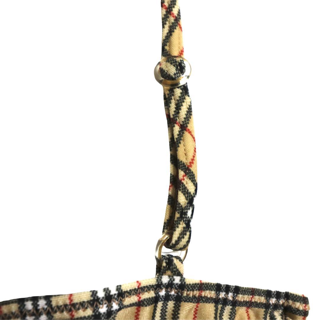 バーバリーブルーレーベル　ビキニ　水着　ノバチェック　4点セット　ポーチ