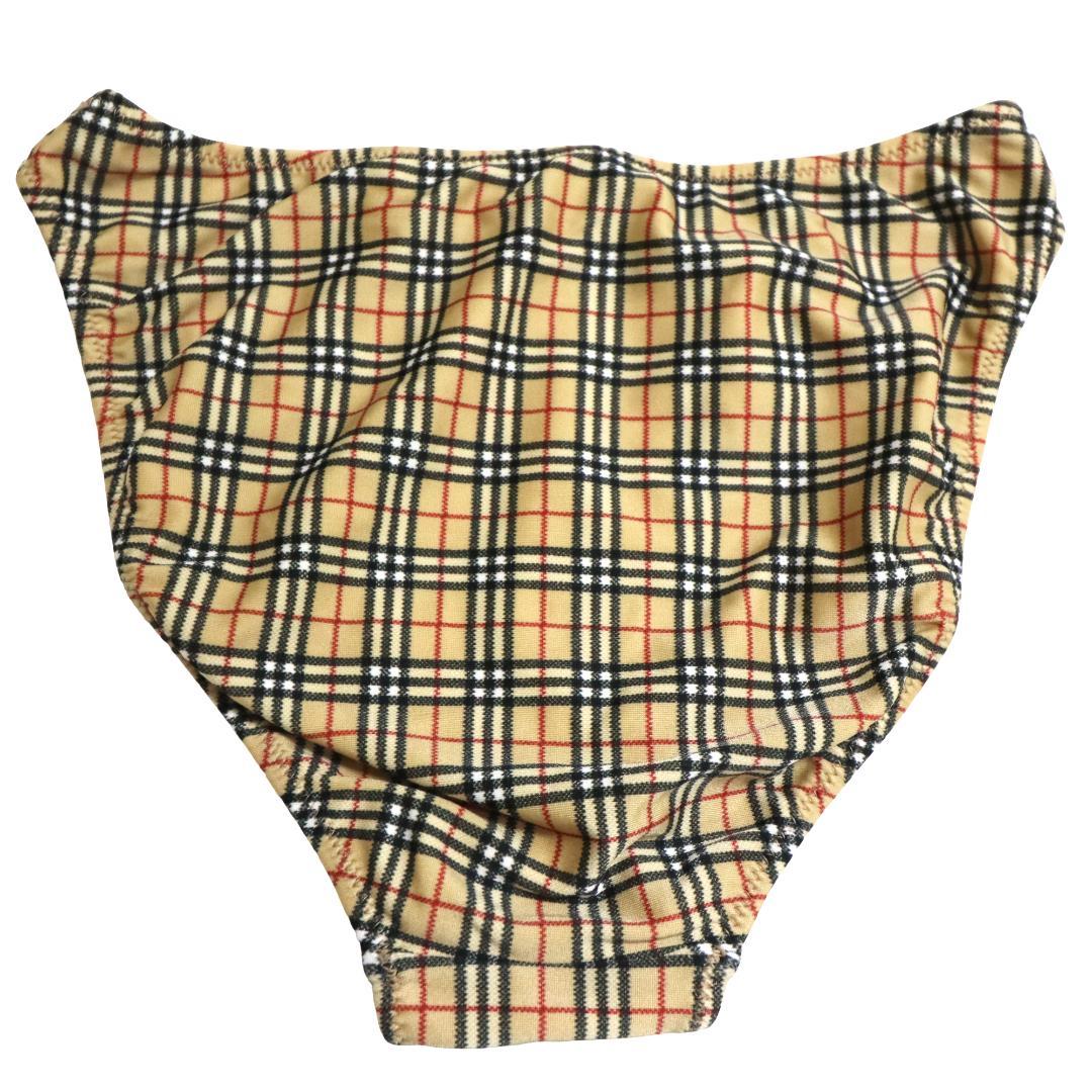 バーバリーブルーレーベル　ビキニ　水着　ノバチェック　4点セット　ポーチ