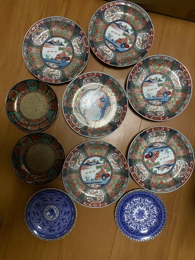 伊万里焼き　中皿　カイカイアンティーク　まとめ売り