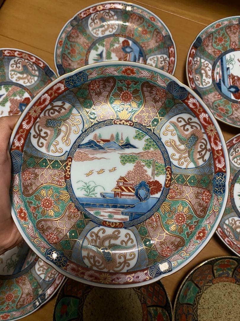 伊万里焼き　中皿　カイカイアンティーク　まとめ売り