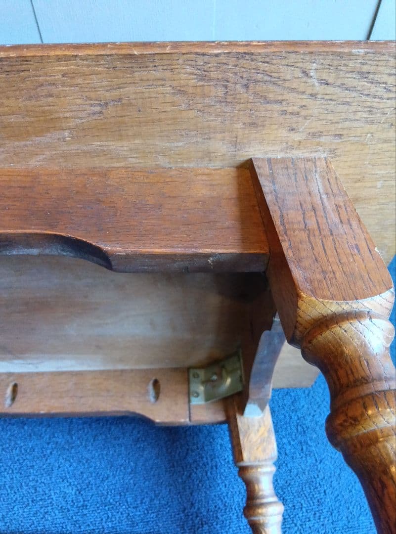 木製長方形テーブル　レトロ　ヴィンテージ