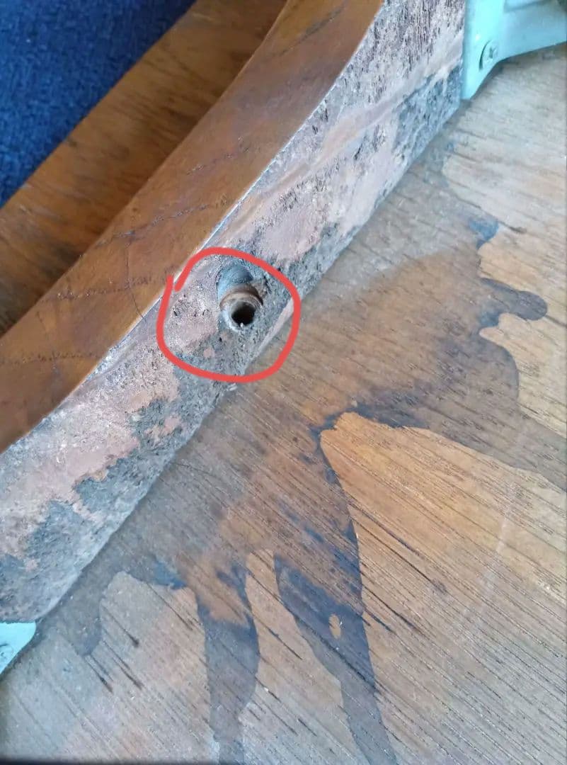 木製長方形テーブル　レトロ　ヴィンテージ