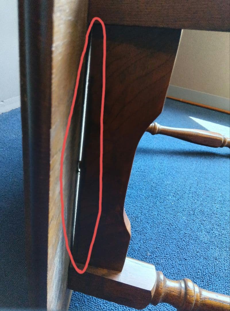 木製長方形テーブル　レトロ　ヴィンテージ