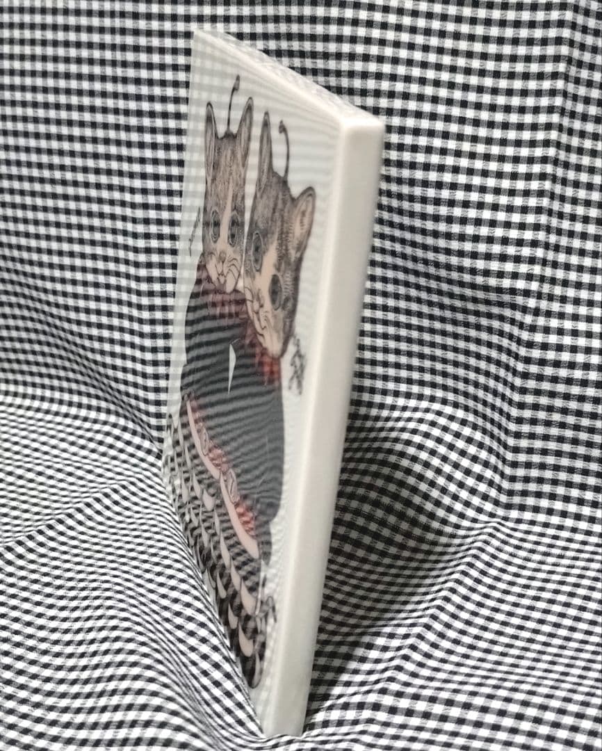 ヒグチユウコ 陶板 GUSTAVEくん3号と7号 九谷焼 タイル ギュス