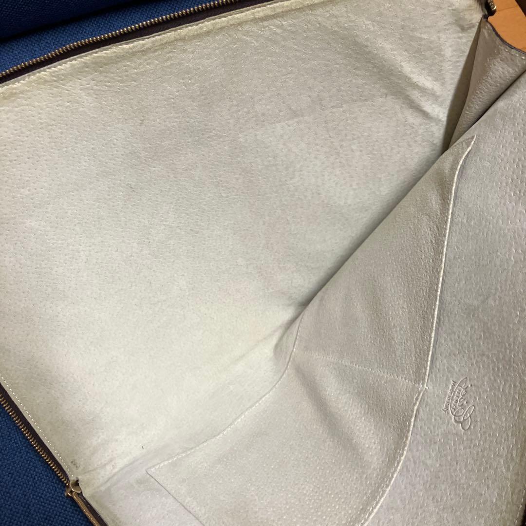 cisei シセイ　クラッチバッグ　ドキュメントケース　A4 ダークブラウン