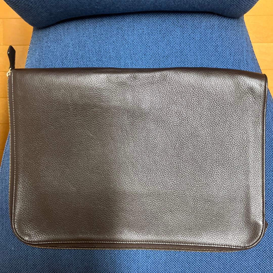 cisei シセイ　クラッチバッグ　ドキュメントケース　A4 ダークブラウン