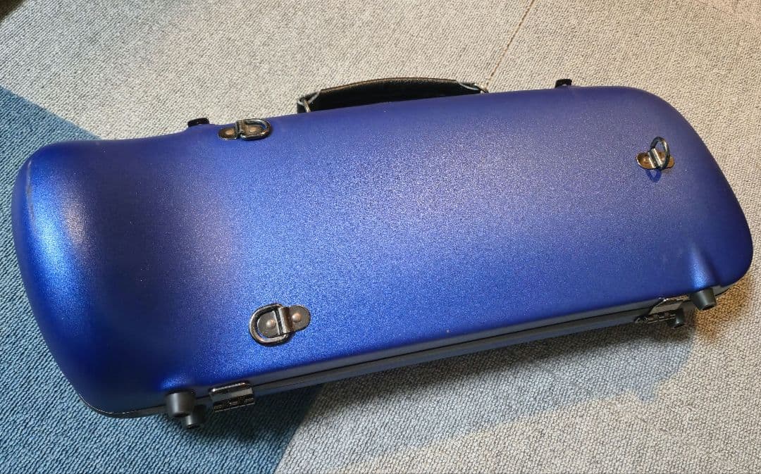 C.C.シャイニーケースⅡ トランペット パウダーブルー 中古