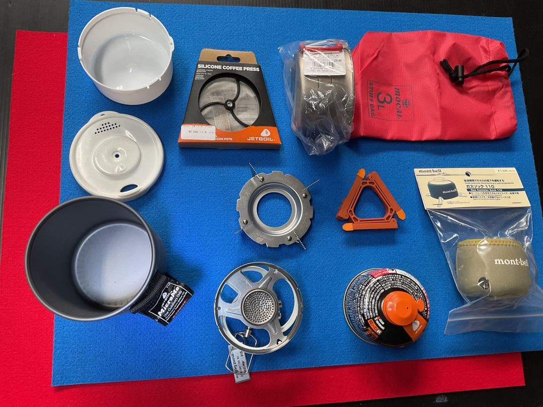 mont-bell JETBOILmicromo新品未使用希少カラー付属品多数付