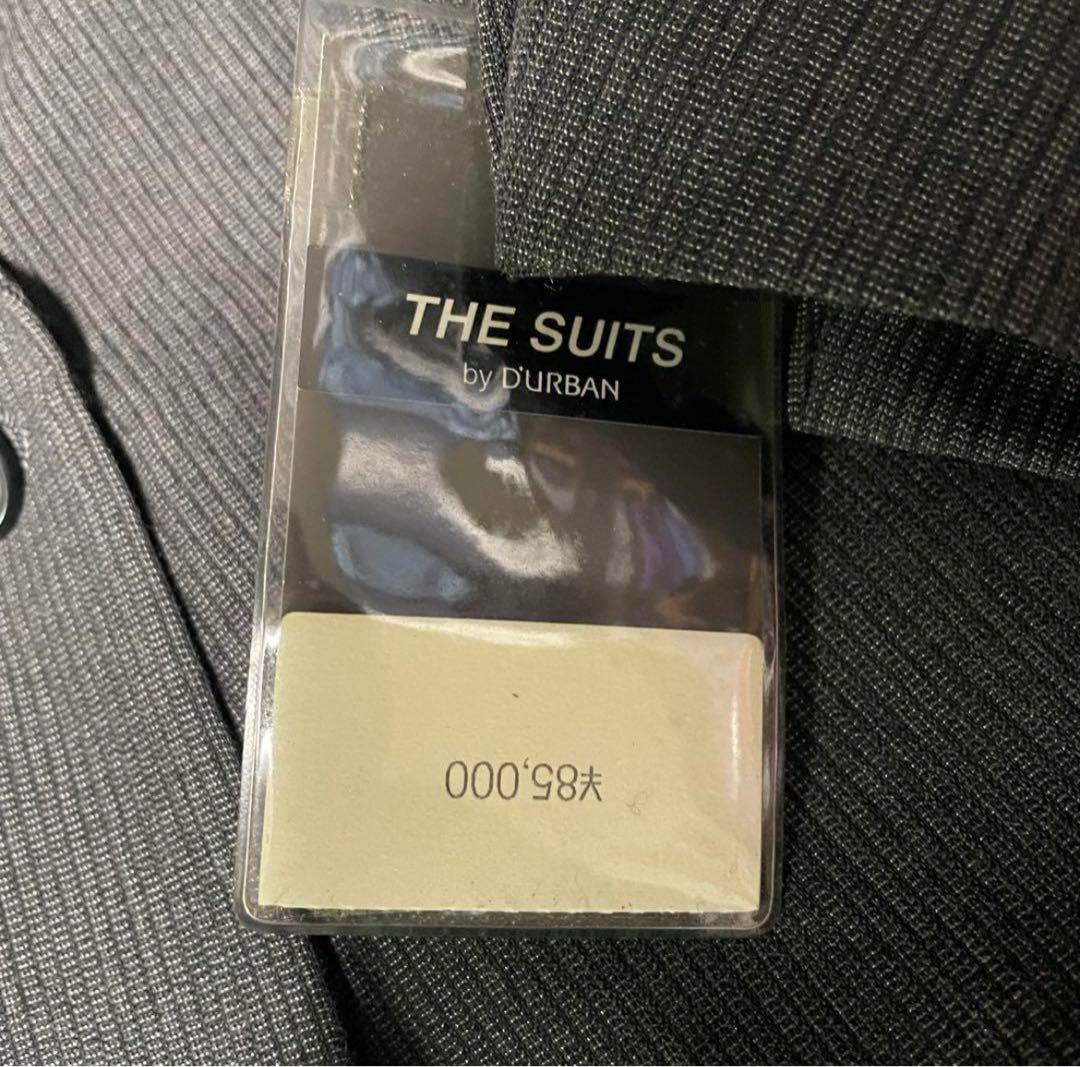 【美品】THESUITS by DURBAN グレー ダブル　ブレスト スーツ