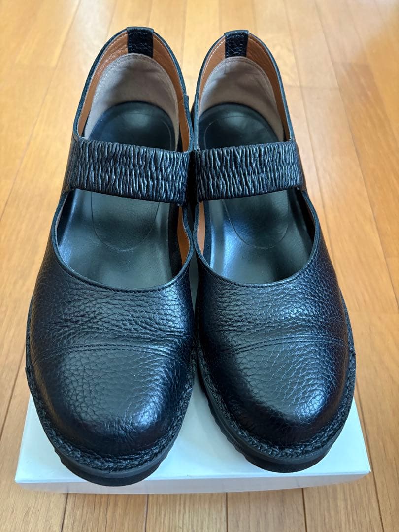 黒 レザー ストラップシューズ、ショートブーツ　まとめ売り