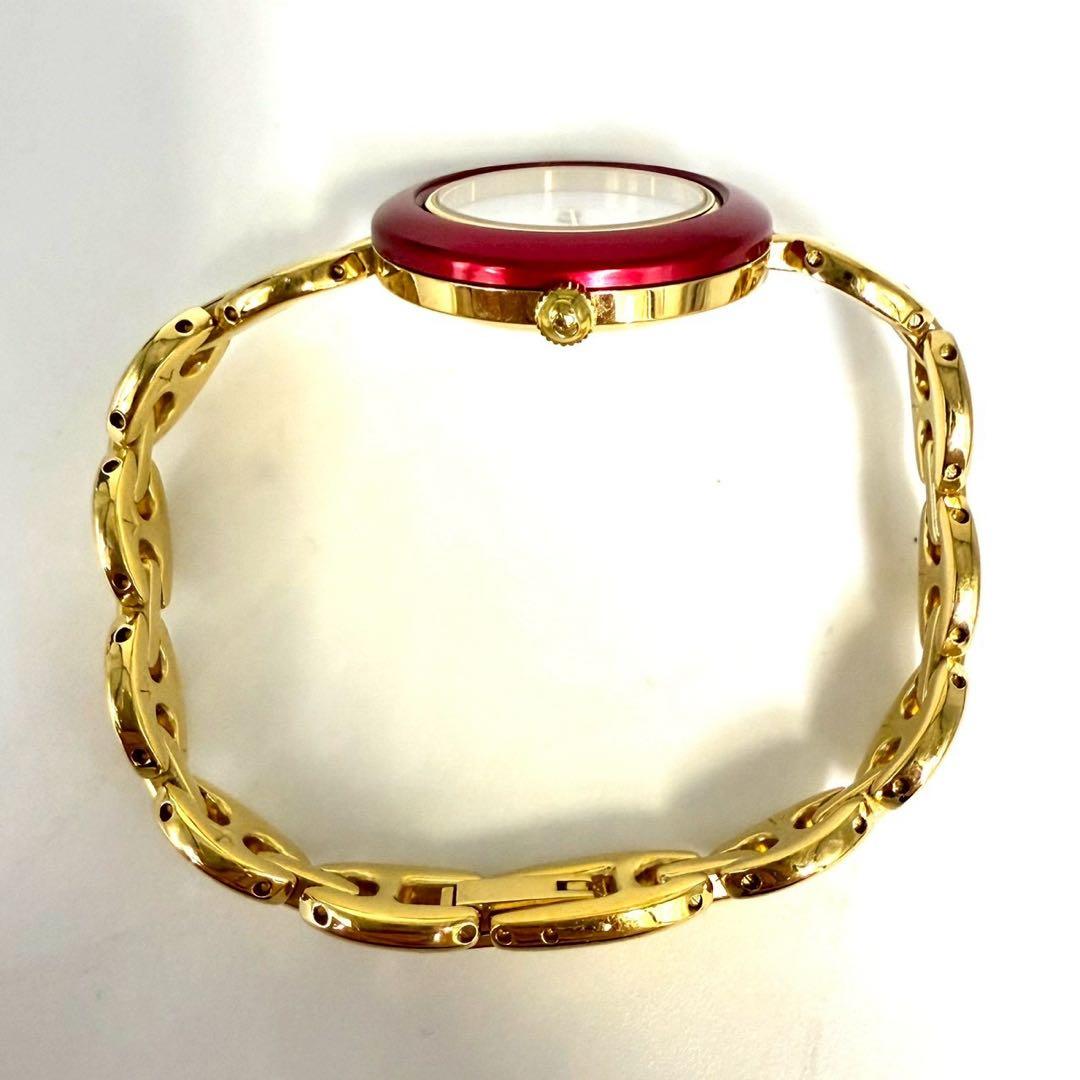 グッチ 腕時計 チェンジベゼル バングルウォッチ サファイヤガラス11/12.2