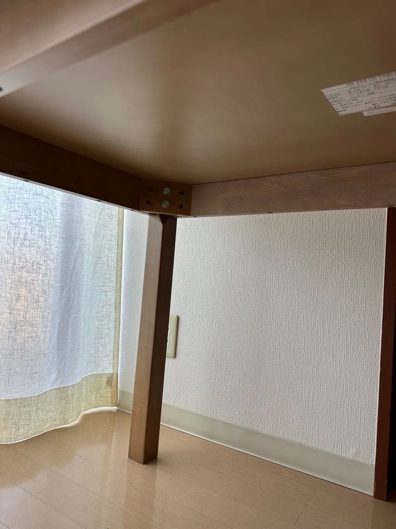 木製ソファダイニングテーブル 65cm高120cm幅