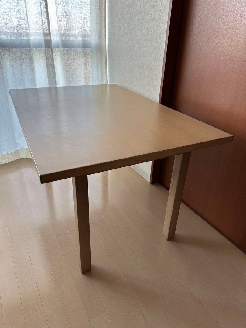 木製ソファダイニングテーブル 65cm高120cm幅