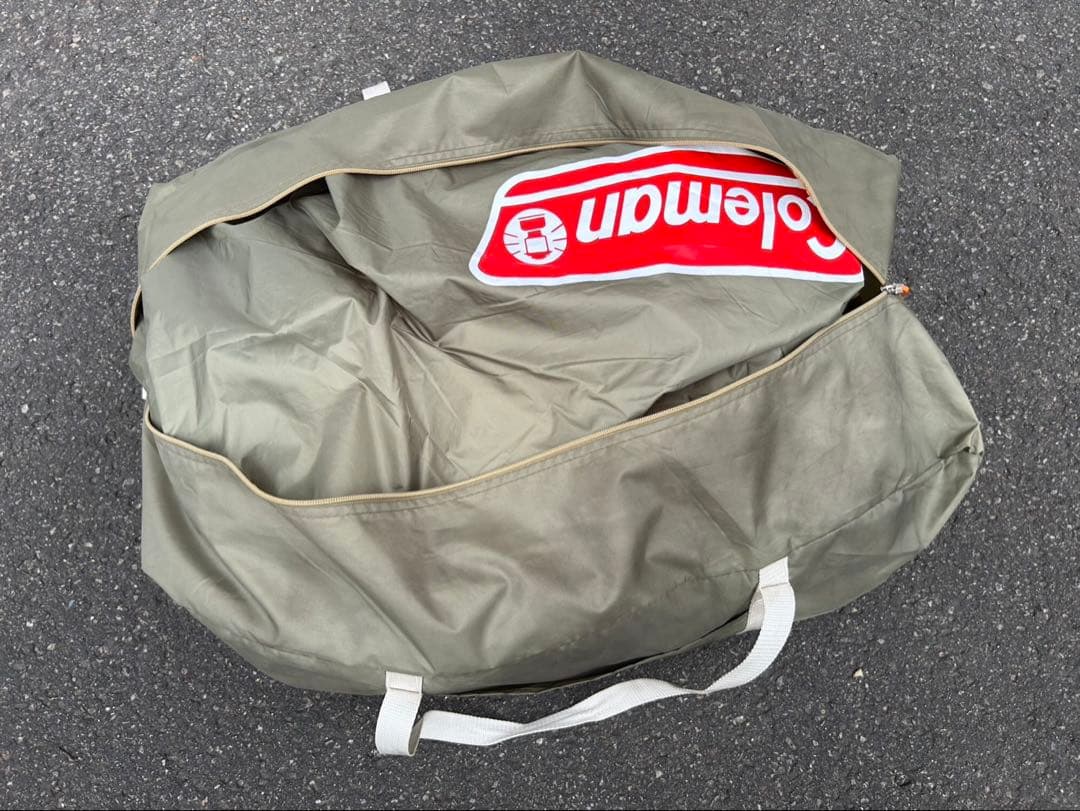 【美品】タフスクリーン2ルームハウス　オリーブサンド　コールマン　テント