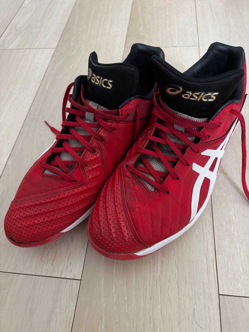 asics 赤 スパイクシューズ 大谷翔平モデル