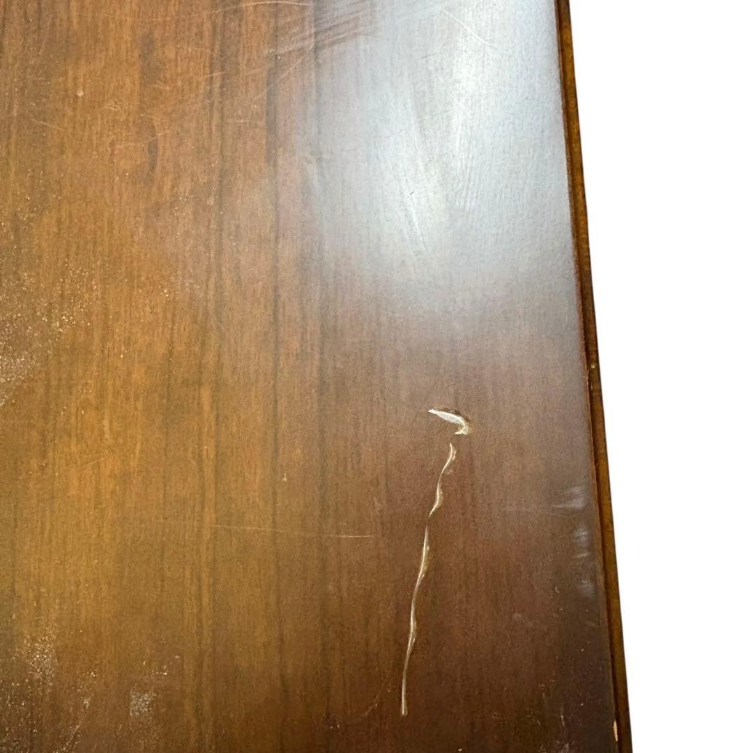 近畿限定無料配送 カリモク デスク 机 書斎 レトロ 木製 アンティーク 羽 N