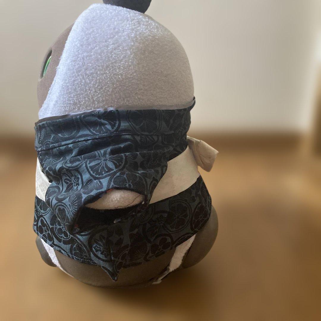 ラボット　服　lovot 家紋　着物一式　ターコイズ　梨地被布　セット