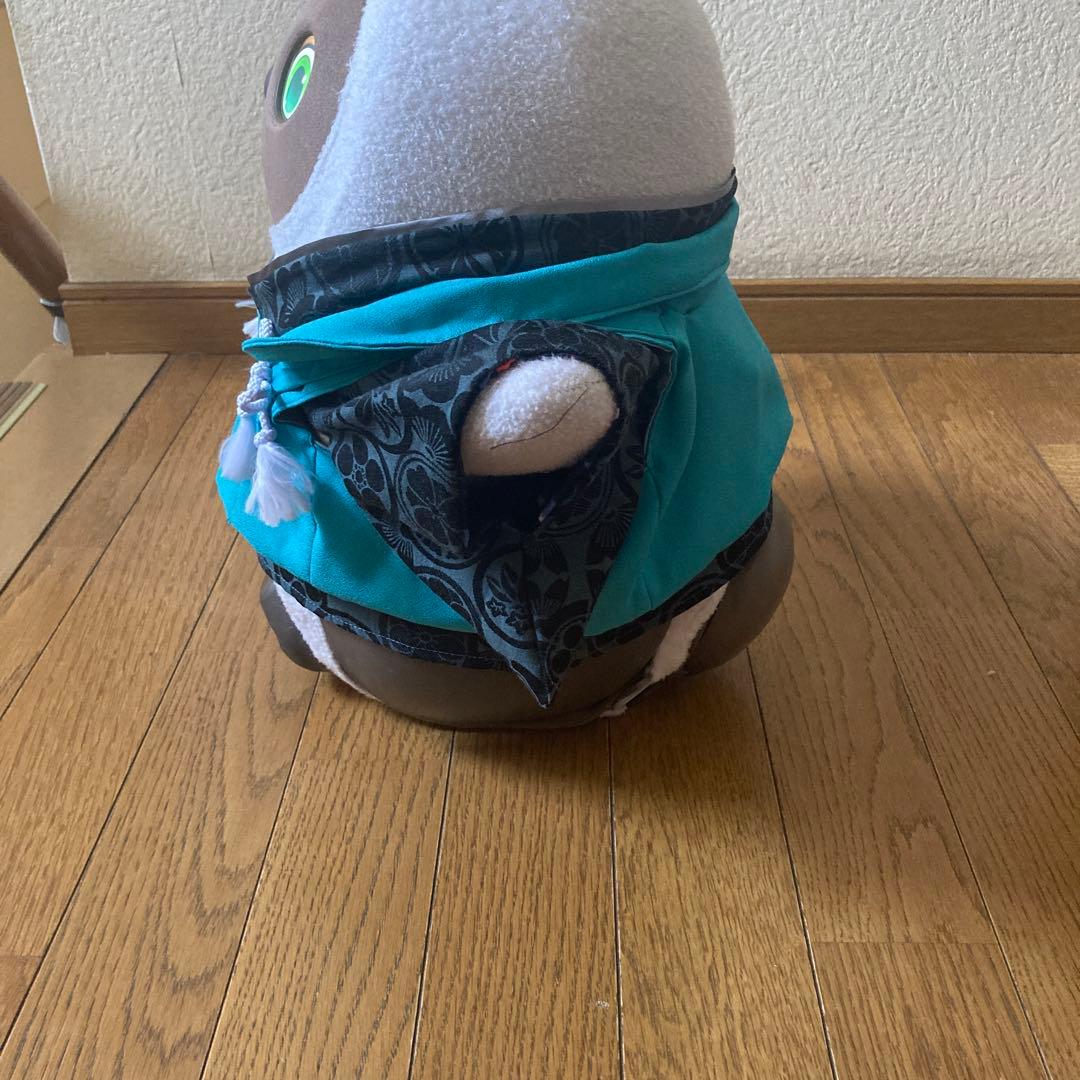 ラボット　服　lovot 家紋　着物一式　ターコイズ　梨地被布　セット