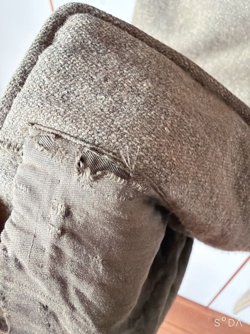 【sasa】旧日本軍　陸軍将校用外套　ロングコート　兵用制服 防寒　コート