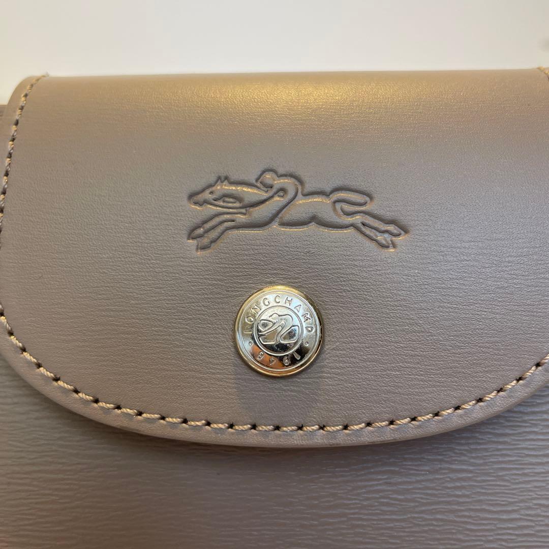 美品　ロンシャン ル・プリアージュCITY トープ　ショルダー　人気色