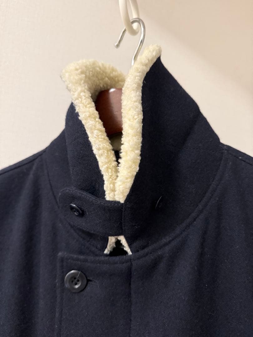 A.P.C./アーペーセー　襟ボア メルトンデッキジャケット